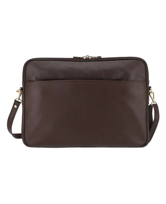 Times Square Laptop Bag – Slim Leather Laptop Sleeve & Business Bag