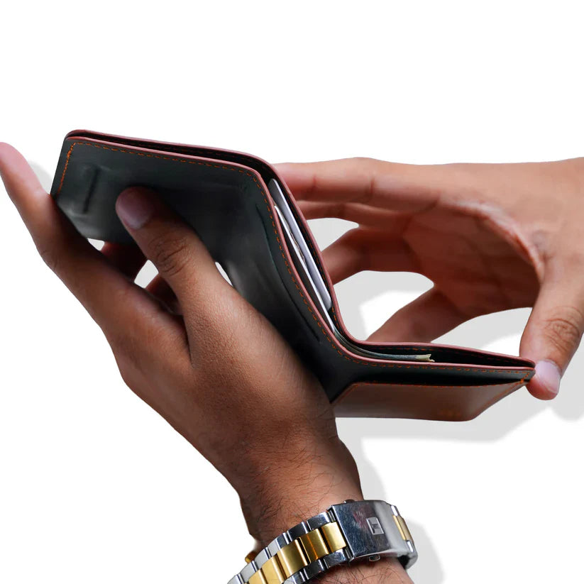 ATOM-Z Trifold Wallet Black/Brown