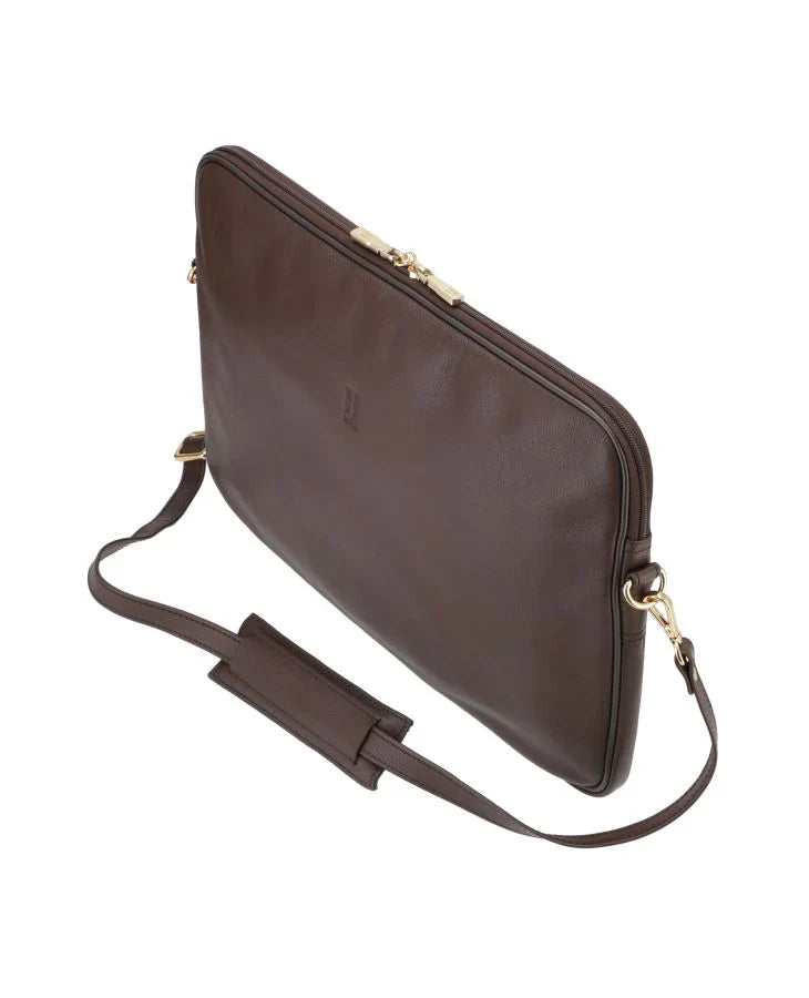 Times Square Laptop Bag – Slim Leather Laptop Sleeve & Business Bag