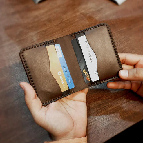 Brown Detachable – Premium Leather Bifold with Removable Card Holder